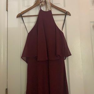 Bill Levkoff Burgandy dress